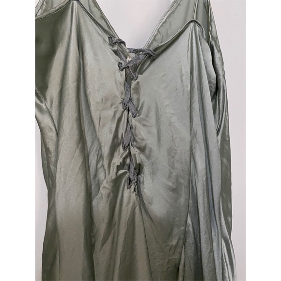 Greg Lauren- The Sad Silk Cami Moss - Picture 6 of 7